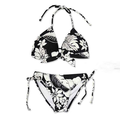 Wholesale explosion, black and white couples, three sets of split bikini wrap, hot springs swimming women's clothing