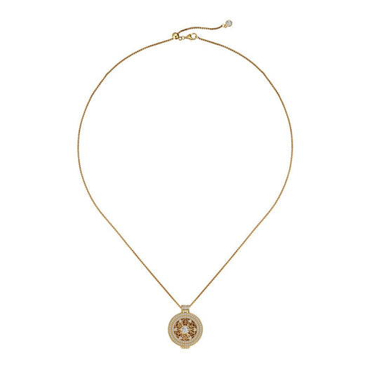 Heavy Industry Ancient Chinese Compass Necklace