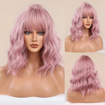 Cosplay Wig Female Short Curly Hair Chemical Fiber Wig